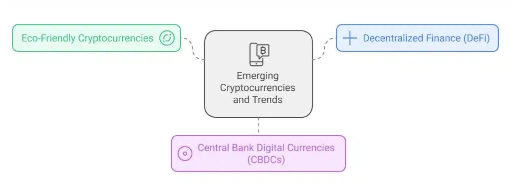 Emerging cryptocurrencies and trends