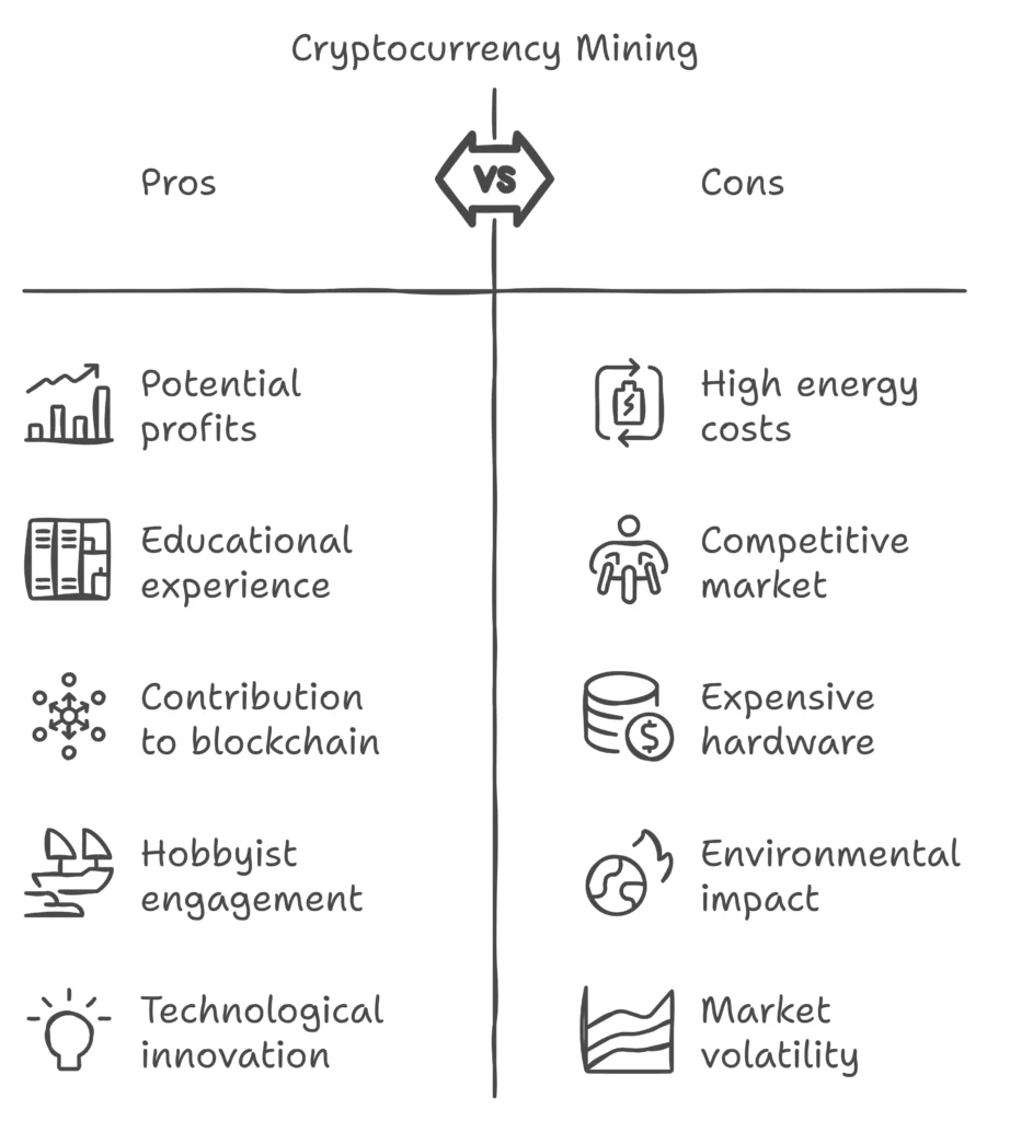 cryptocurrency mining work